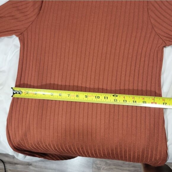 Old navy midi Knit long Sleeve dress Sz Small Petite - Picture 7 of 9